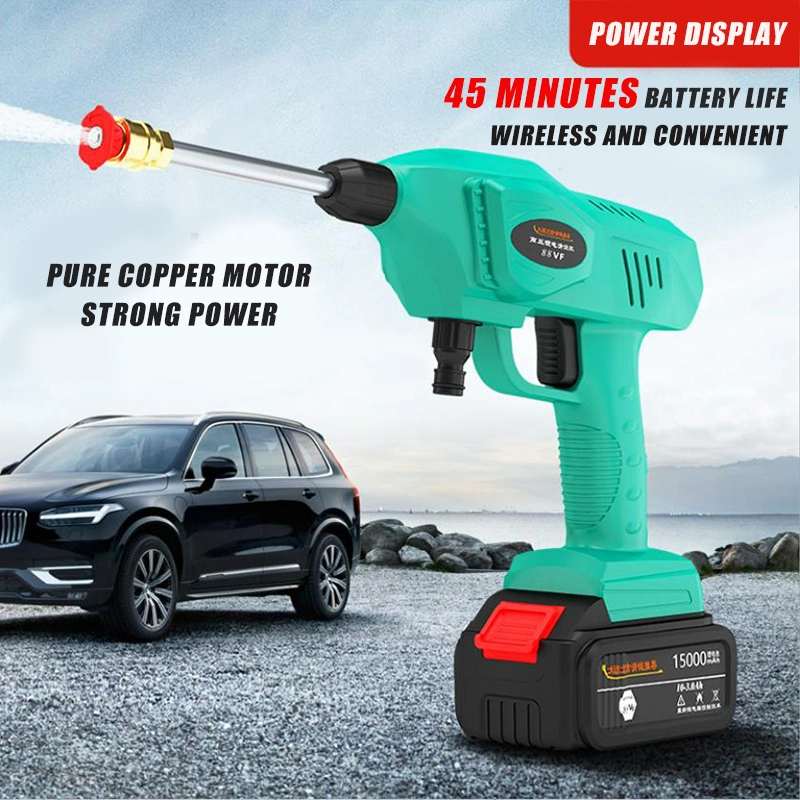 Portable Mini Portable Handheld High Pressure Car Wash Machine Cordless Pressure Washer Gun